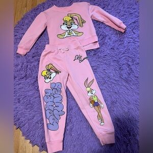 Warner Bros. Pink Looney Tunes Sweatshirt